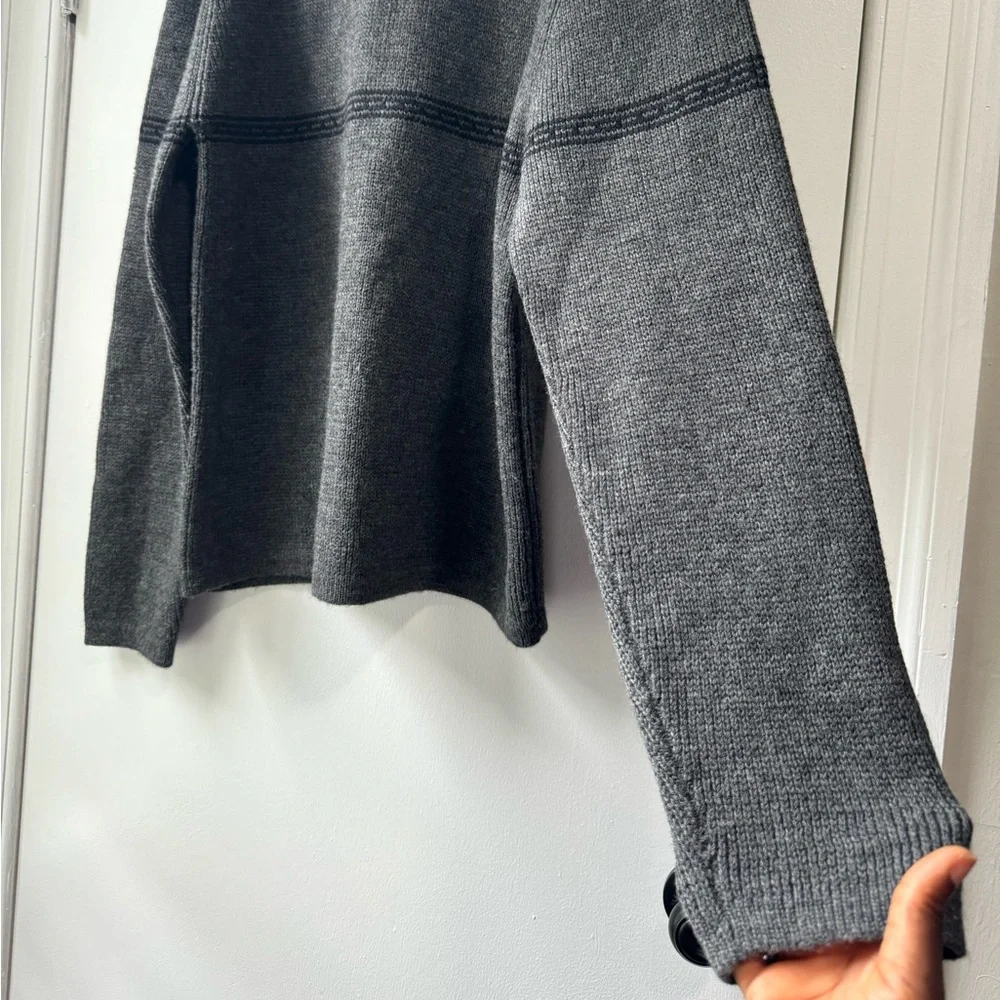 Vintage J Crew Men’s 100% Wool Heavy Chunky Knit Sweater Size XLT